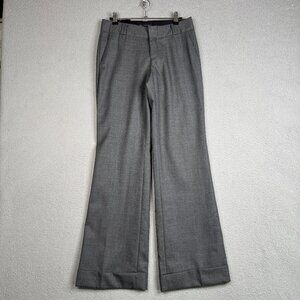 Banana Republic Pants Women 2S Gray Martin Fit Low Rise Wide Leg Full Length NWT